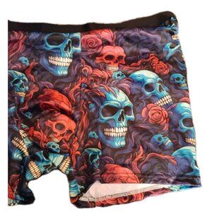 Skull Fire Gothic XL/2XL 3D Print Boxer Briefs 34 X 3
